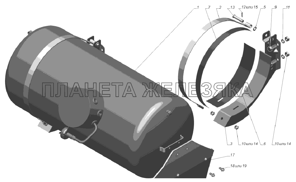 Кронштейн газовый для мебели установка